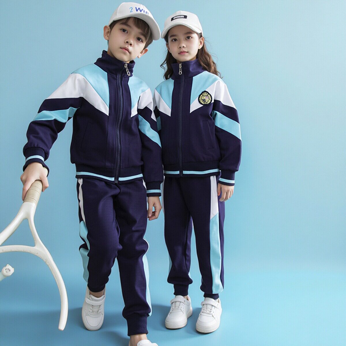 小学生班服春秋学院风幼儿园园服校服套装老师男女童运动会两件套