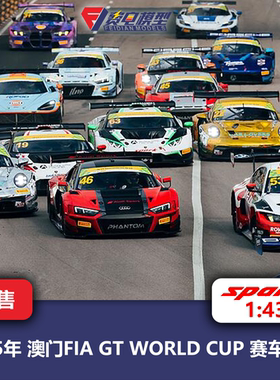 25年格兰披治大奖赛 澳门GT杯 GT3 赛车模型-spark 1/43