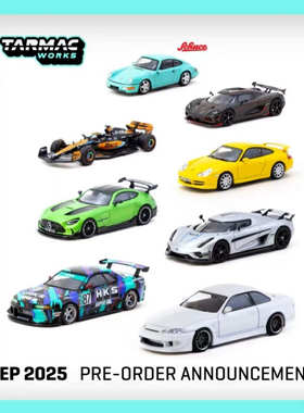 TW 25年9月新品预定 皮亚斯特里 迈凯伦 保时捷 柯尼塞格 AMG1/64
