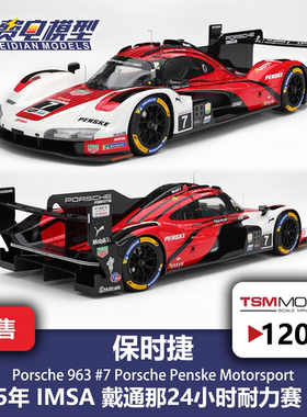 TSM 1:12 #019 保时捷963 7号 Penske 戴通纳冠军 树脂汽车模型