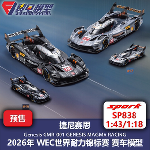 捷尼赛斯Genisis GMR-001 WEC耐力赛 赛车模型-SP838 Spark 43/18