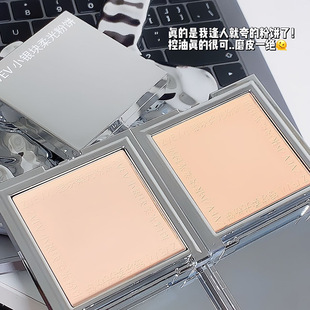 ZVEV小银块柔光粉饼定妆散粉持久遮瑕不脱妆干湿两用修容蜜粉饼