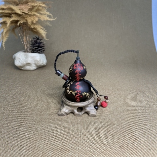 养剑葫芦玉剑十字天经手工雕刻天然葫芦开口手把件车内挂饰手把件