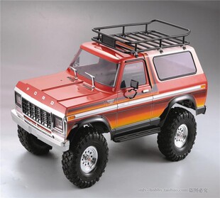 现货TRX4 SCX10仿真攀爬车复古福特车硬壳313轴距车架适用