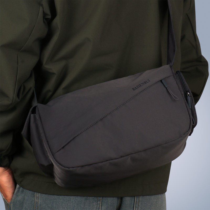 单肩包男款高级感牛津布小包2025新款大容量男士斜挎包休闲通勤包,箱包皮具/热销女包/男包,时尚帆布包,淘宝优惠券,粉丝福利购,淘宝优惠卷