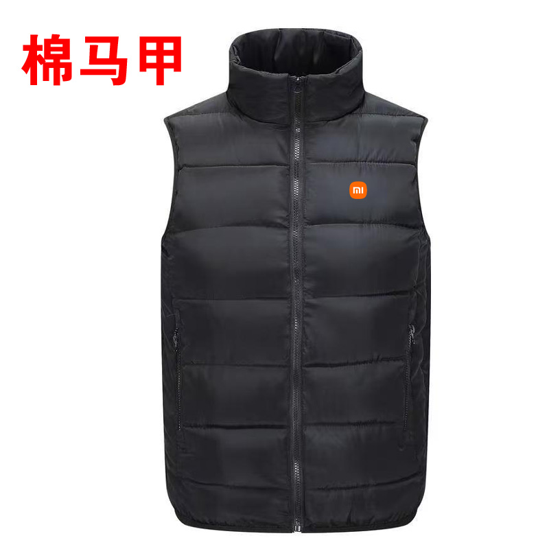 小米工作服羽绒棉马甲加厚背心