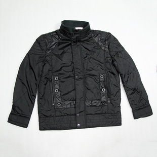 棉衣美拉德薄棉服外套 工装 欧美单复古短款 油蜡布机车夹克秋冬季