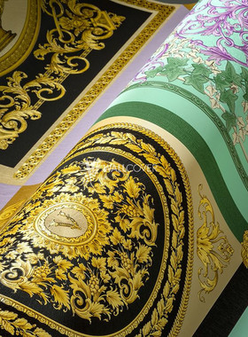 德国原装进口VERSACE墙纸范思哲简约巴罗克马赛克背景壁纸38704-1