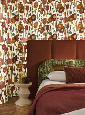 casamance法国进口面料Anatolie模仿马海毛奢华质感家具靠背垫