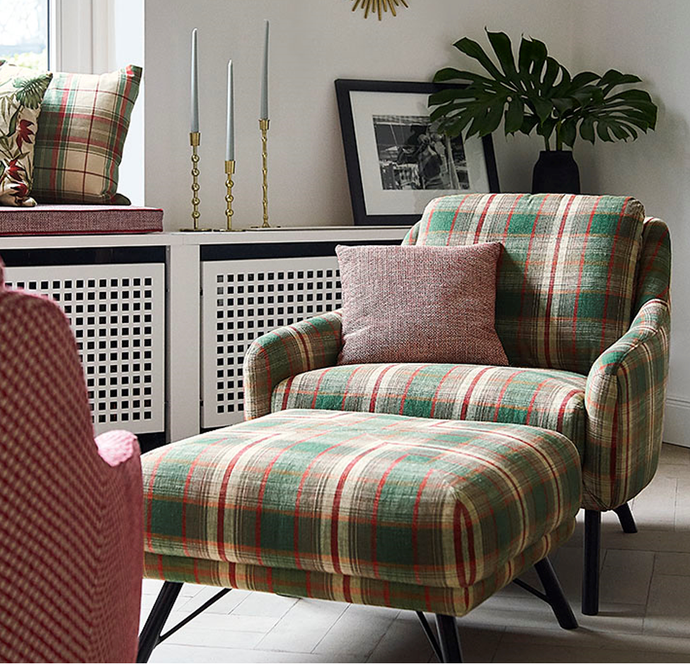 德国原装原装进口JAB面料现代简约沙发椅子角长椅沙发垫布料亚麻