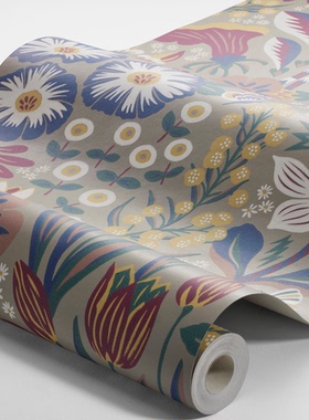 borastapeter瑞典原装进口墙纸Hanna Werning花卉图案沙发背景墙