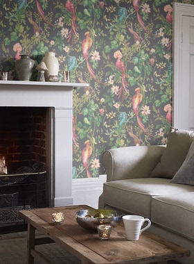 英国原装进口墙纸Bird Sonnet Wallpaper by 1838 Wallcoverings