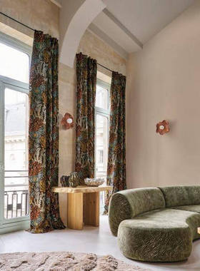 casamance法国进口面料Moana现代意式风植物布艺窗帘靠垫45260127