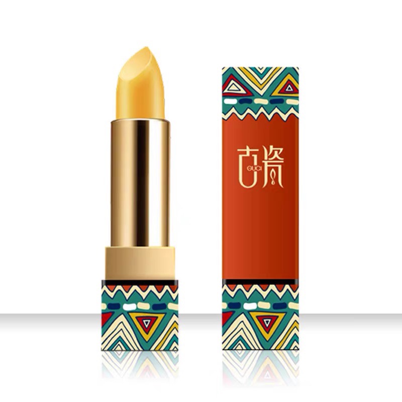 古瓷馥芳唇膏 保湿滋润补水修护唇纹变色润唇 不沾杯防水故宫口红