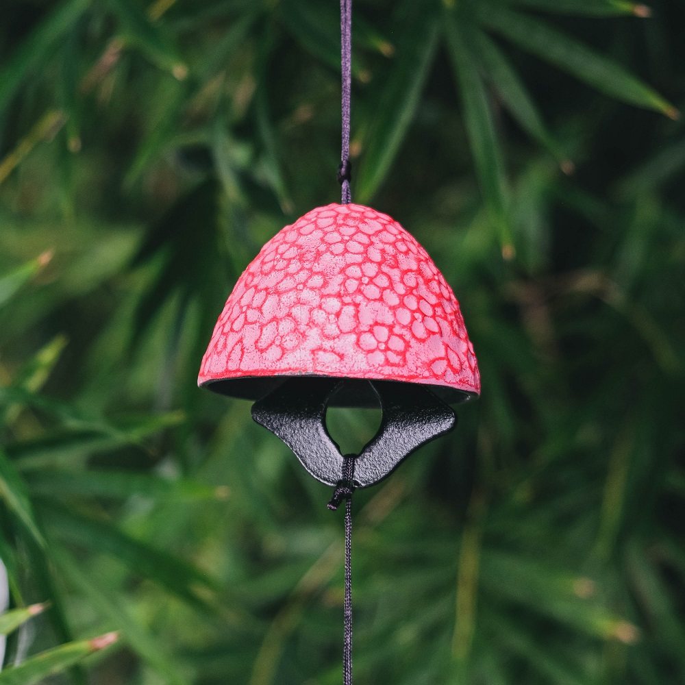 日本南部铸铁风铃石榴户外庭院国风日式挂件复古露营铃铛生日礼物