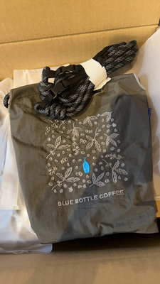 日本bluebottle蓝瓶 ball&chain联名 收纳袋 单肩包