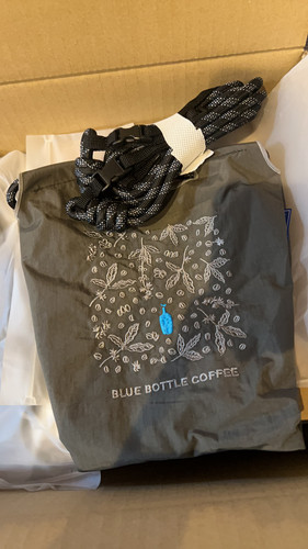 日本bluebottle蓝瓶 ball&chain联名 紫阳花 收纳袋 单肩包