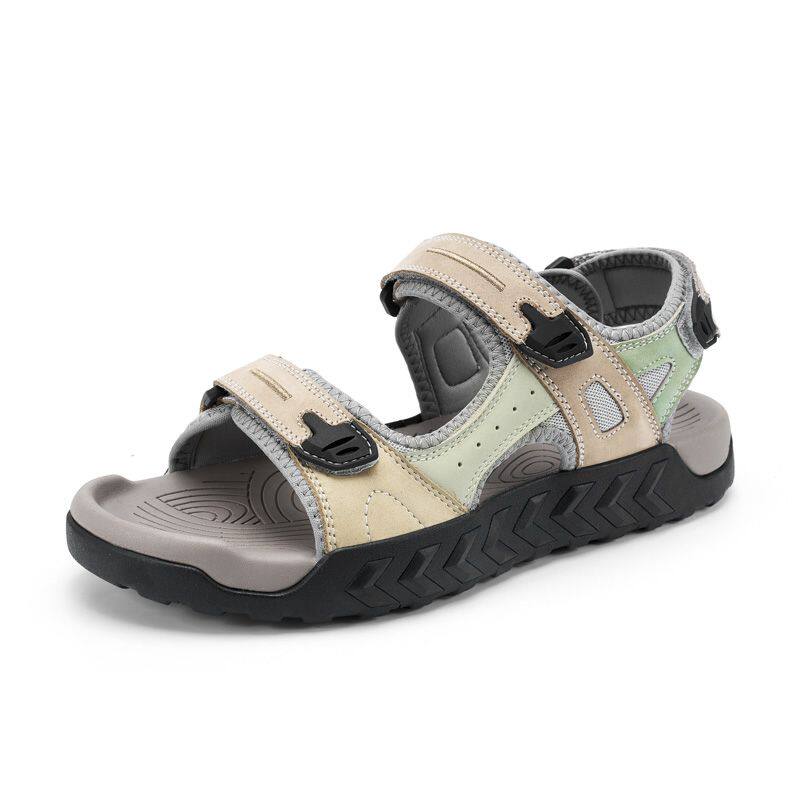 凉鞋男款大码夏季休闲运动软底情侣凉鞋大童防滑外穿沙滩鞋女