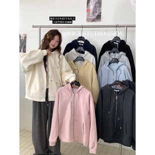 STUDIO 大版 大爆款 百搭净版 卫衣08683 开衫 奶思家NICE