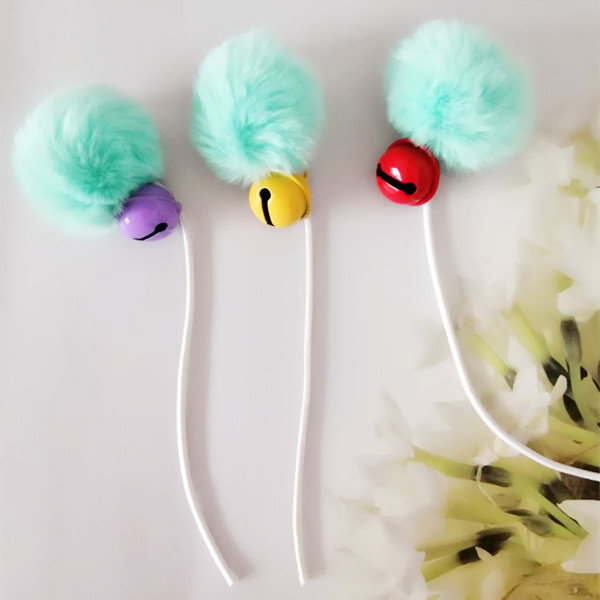 逗猫兔毛逗猫球耐抓耐咬