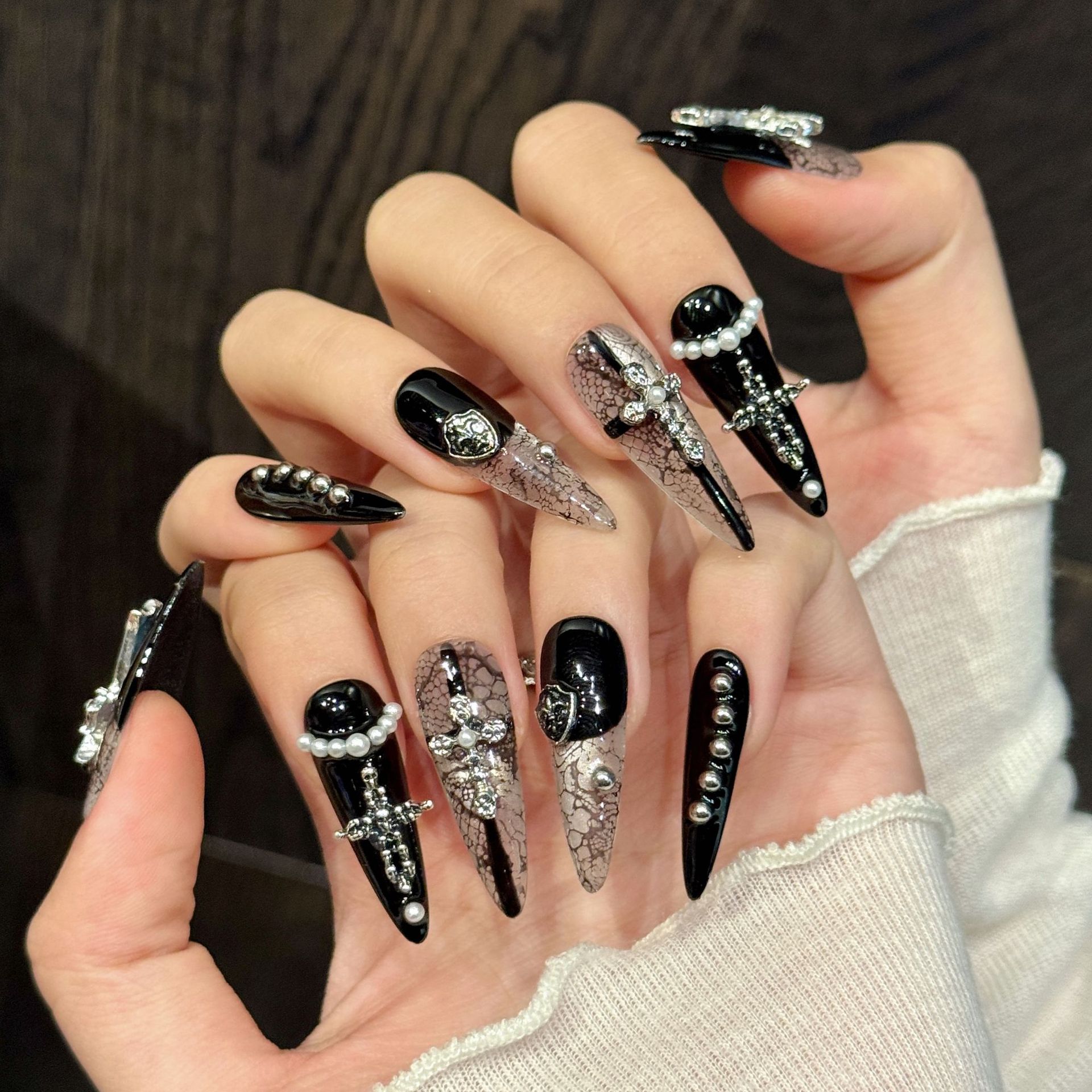 小蜘蛛蕾系暗黑风穿戴甲