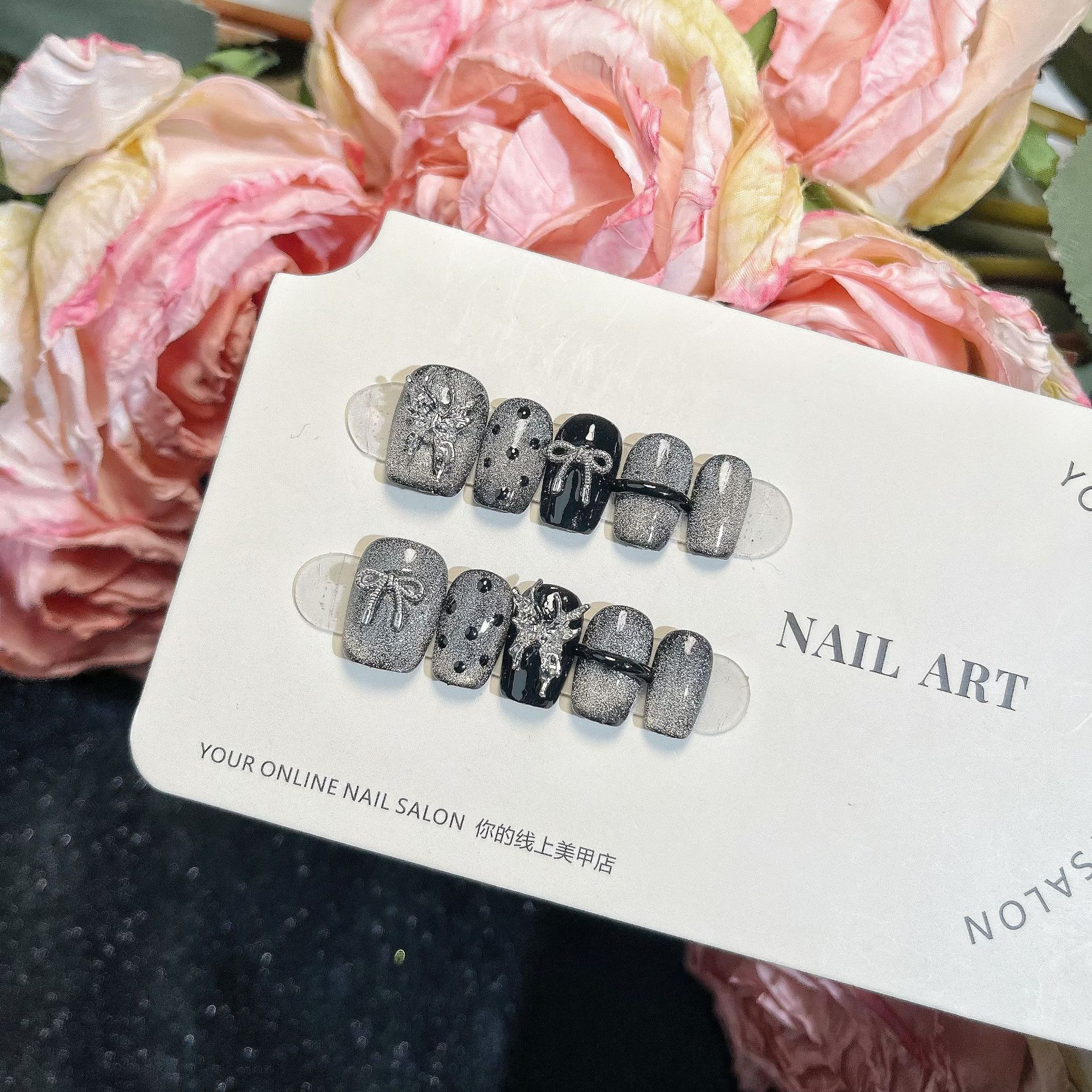 纯手工甜美可拆卸穿戴甲