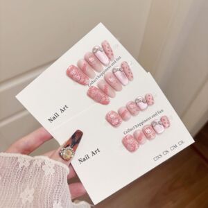甜美kitty猫眼穿戴甲高级感
