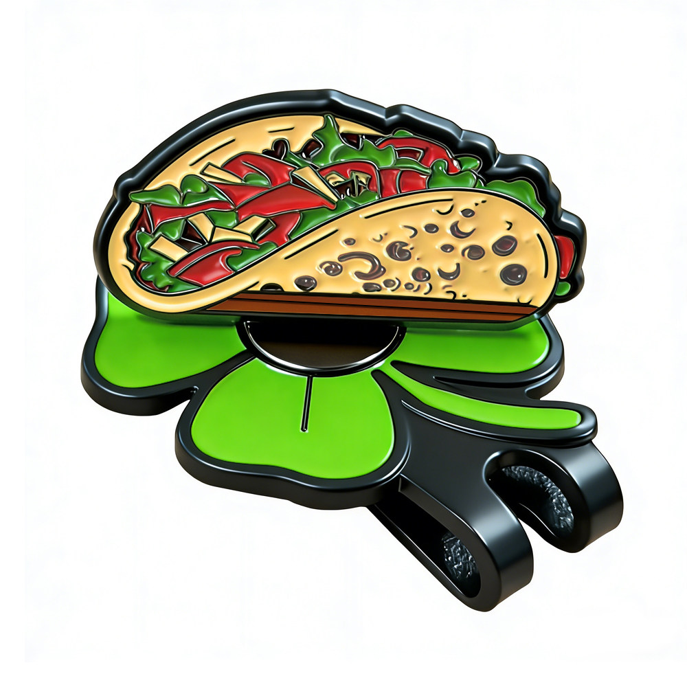 高尔夫马克新款创意卷饼帽夹