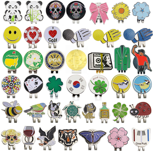 高尔夫马克帽夹Mark磁性球位标多款式高尔夫用品果岭球标球帽配件