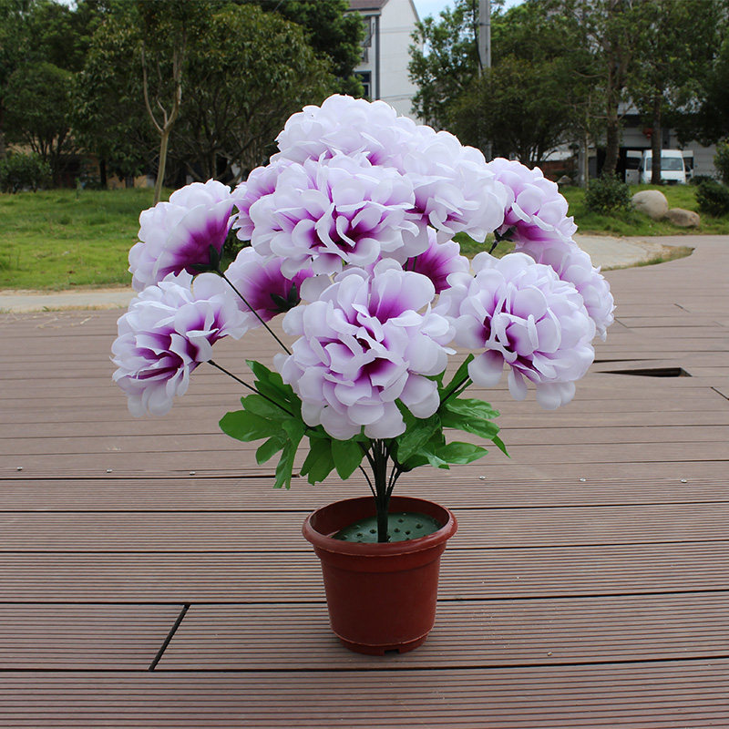 仿真花13头菊花束扫墓花上坟花追悼/奠仪用花