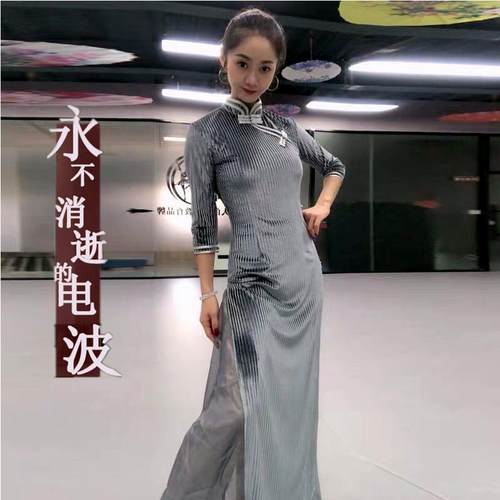 旗袍舞蹈民国风表演服艺考渔光曲