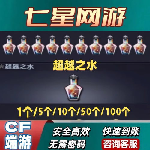 CF穿越火线超越之水1个5个10个50个100个挑战强化武器地狱征服者M