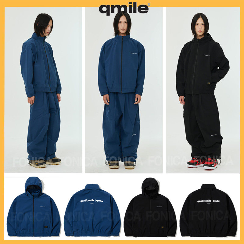 QMILE韩国滑雪服衣防水单板蓝色图片