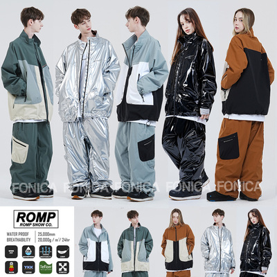 ROMP韩国滑雪服衣男女款单板防水