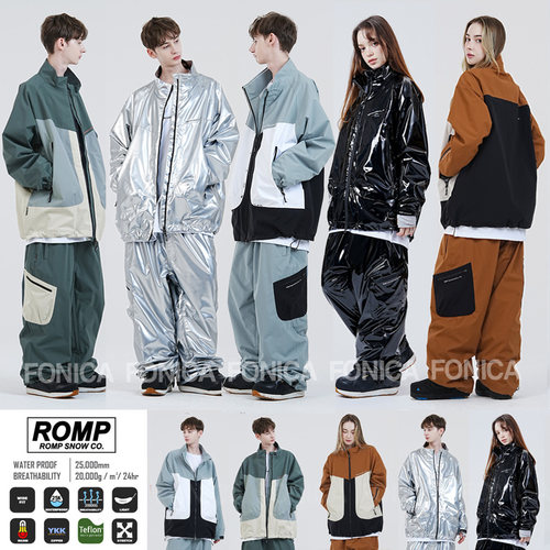 ROMP韩国滑雪服衣男女款单板防水