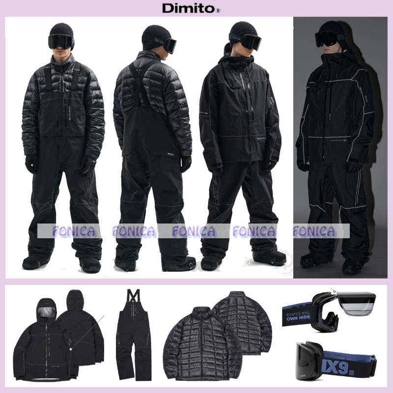 DIMITO滑雪服背带裤防水IXNINE