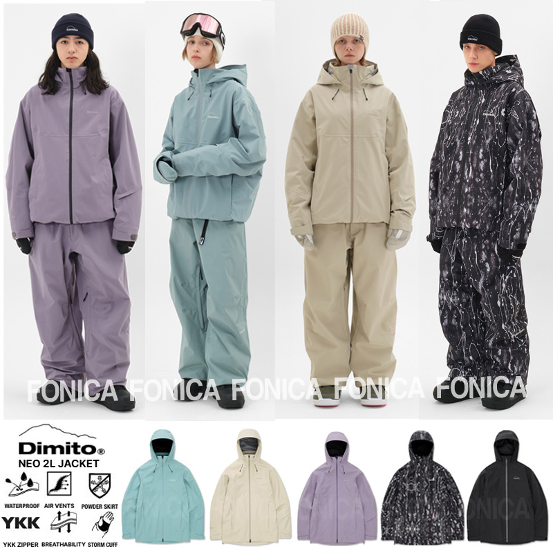 DIMITO韩国滑雪服防水防风单板