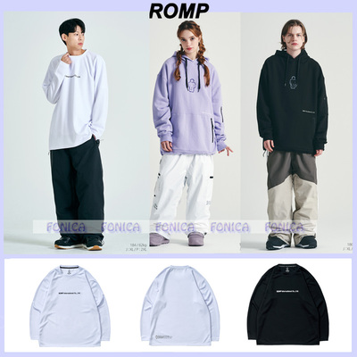 ROMP滑雪卫衣男女同款圆领速干