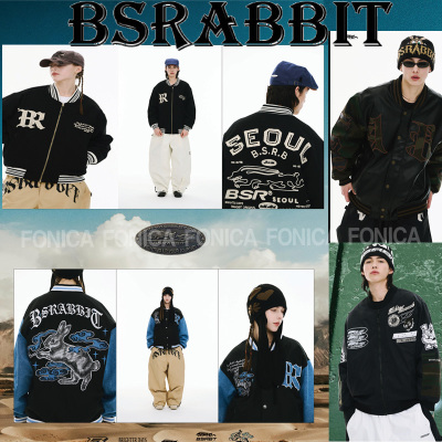 BSRABBIT韩国滑雪防水棒球衣开衫