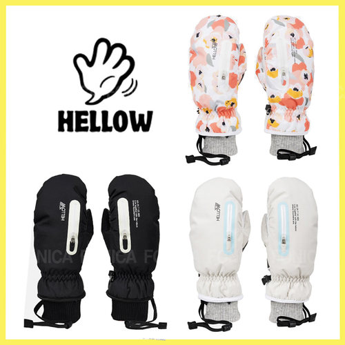 HELLOW滑雪手套保暖防水羽绒单板