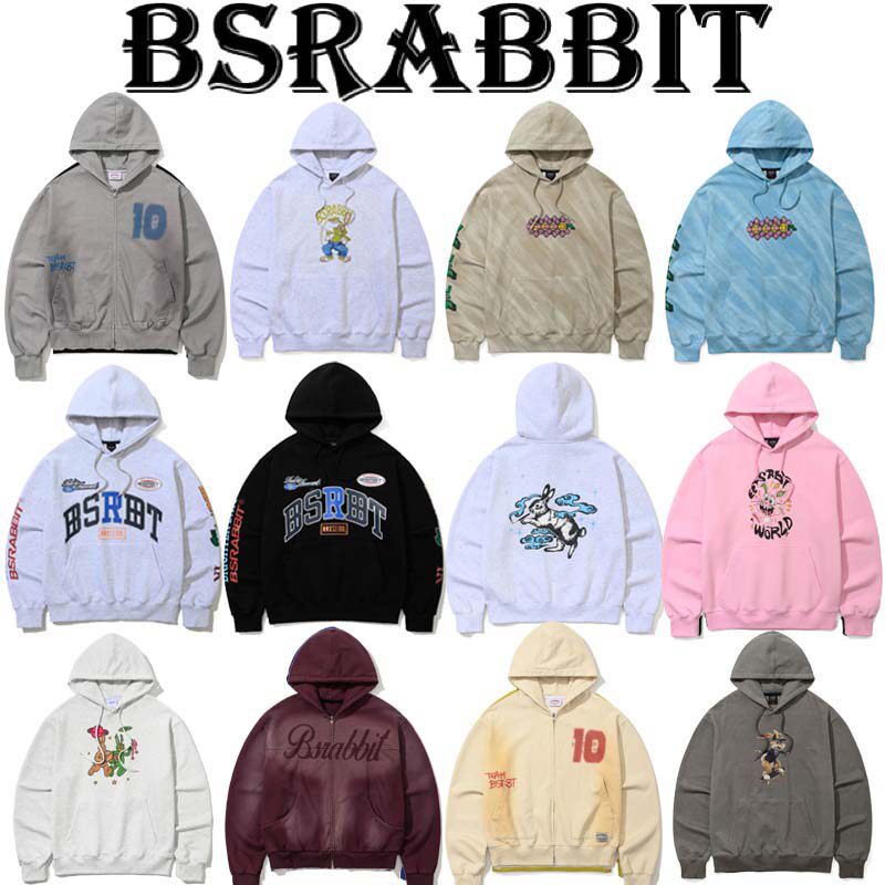 25BSRABBIT韩国长款滑雪卫衣打底衫连帽男女款单板双板卡其色套头