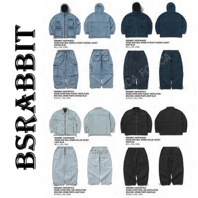 滑雪服BSRABBIT牛仔布料