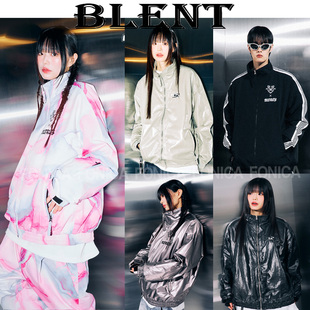 2526BLENT滑雪服立领拉链保暖防水防风单板双板开衫黑色卡其色