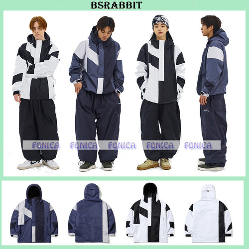 BSRABBIT滑雪服单板耐磨防水连帽