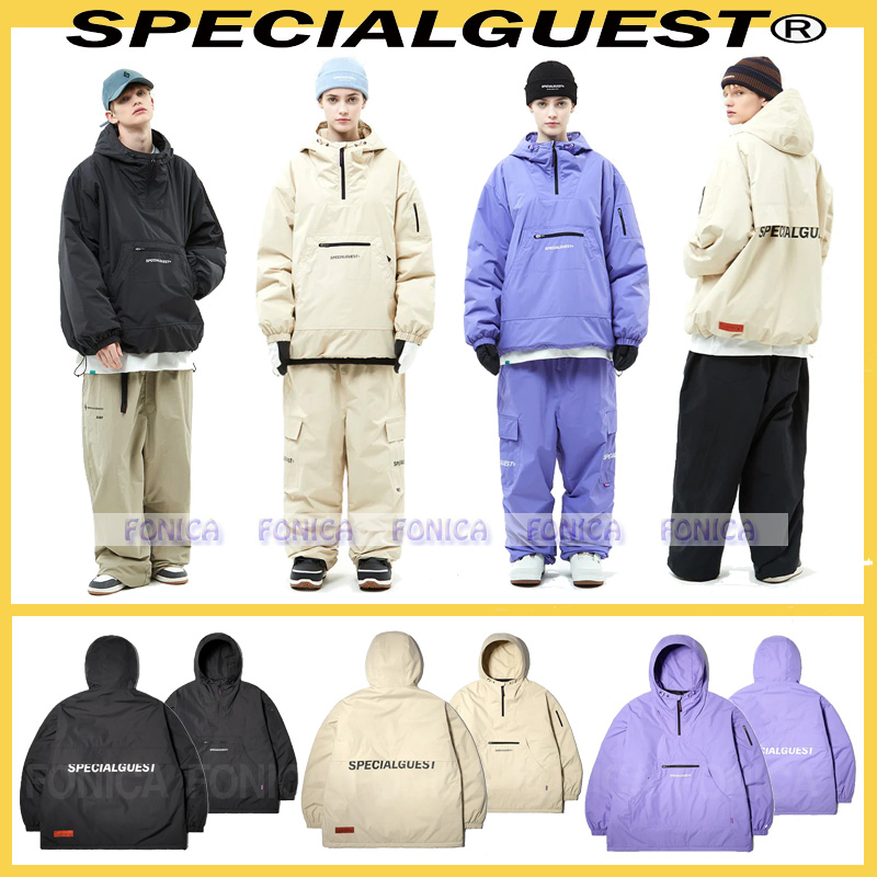 SPECIALGUEST滑雪服白色韩国防水