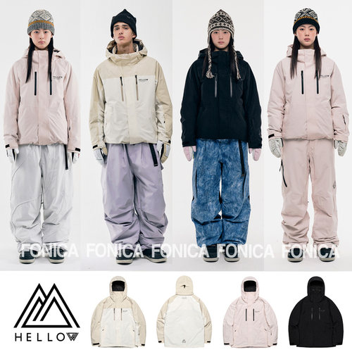 HELLOW滑雪服裤防水单板2L