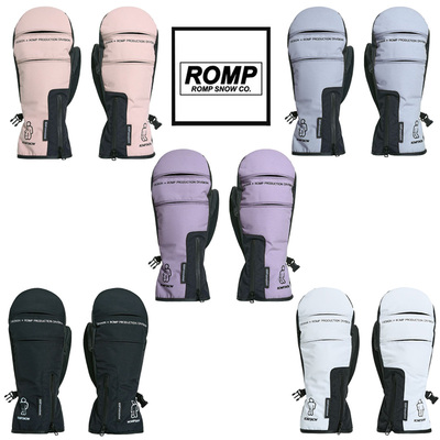 ROMP韩国滑雪手套拉链分防水