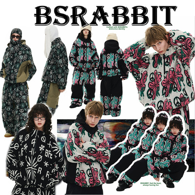 BSRABBIT韩国滑雪服男女款单板