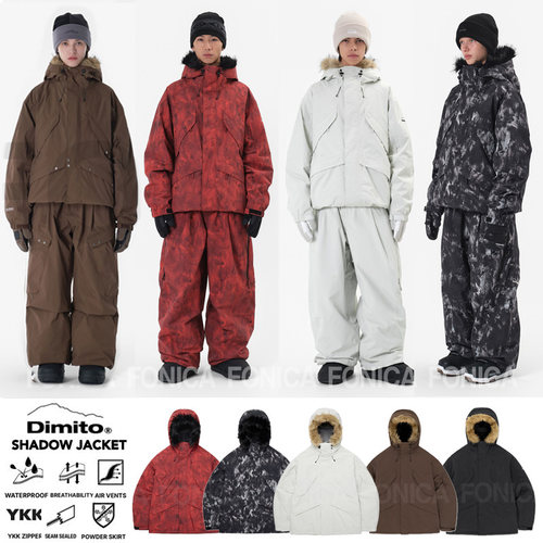 DIMITO韩国滑雪服单板加棉保暖