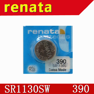 原装瑞士Renata手表纽扣电池390/SR1130SW/SWATCH斯沃琪手表电子